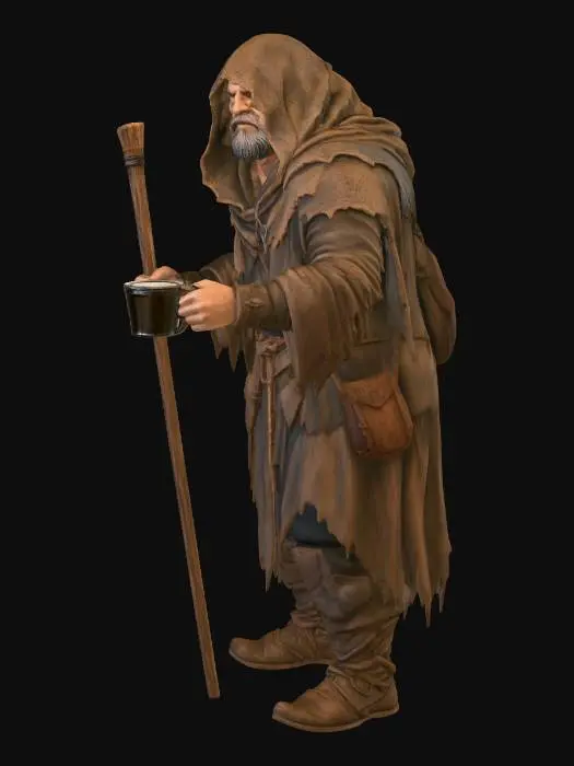 3D model for Ragged Wanderer