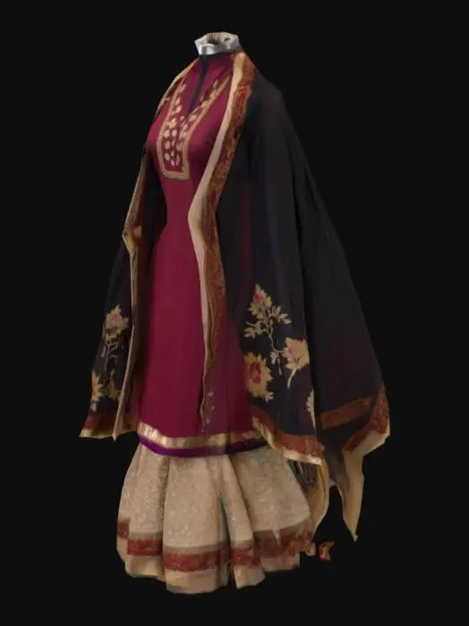 3D model for Elegant Attire
