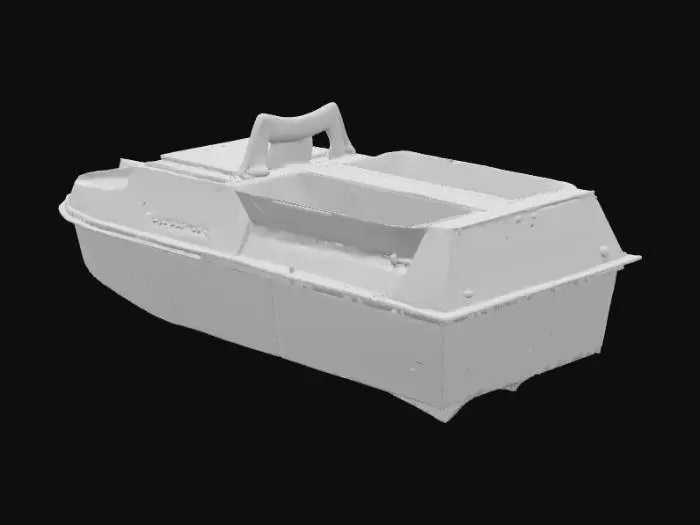 3D model for Red Jet Boat Design
