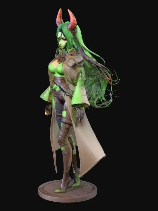 3D model for create images with each demon hunter character rumi, zoey, mira , jinu in the style of cibi or anime cartoon ready to print fdm figurine natural pose don't aglomerate the model , use simple colors in thematic of the cartoon maximum 4-5 colors , 150mm maximum height it can be lower as well just balance height well as per the cartoons
no floating part , perfect mesh ready to print solid body no internal overhangs above 15degrees fillet edges for strengs , no support or as less as possible , can add a flat base or without but the feets to be flat on the ground for bed adhesion , remove any background try use most accurate characteristics as per the anime
if you can't do anything from what i wrote please let me clarify and don't use extra points