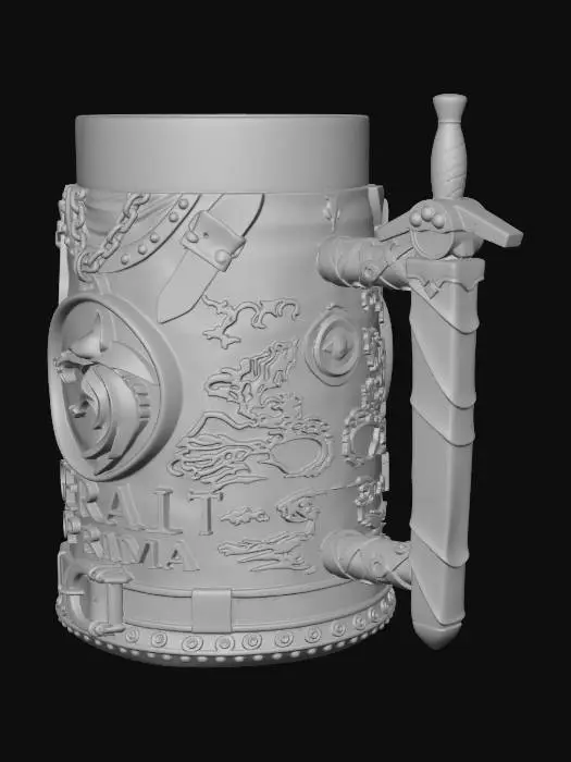3D model for Geralt Mug Design