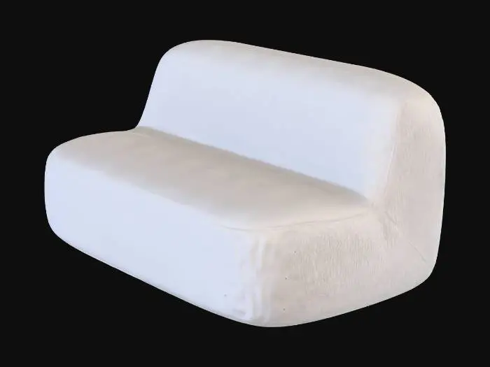 3D model for stylized premium waiting room bench,
modern cozy clinic furniture, rounded corners,
simple elegant shapes, minimal seams,
single object, one material, game-ready for Unity,
clean topology, no small details, neutral lighting,
centered, no background