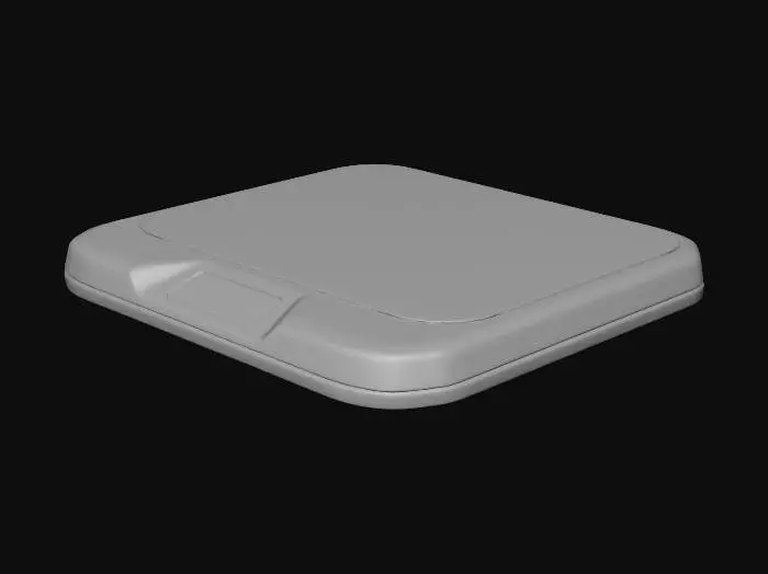3D model for stylized premium pet weighing scale,
flat platform, simple digital display, modern clean design,
rounded edges, minimal details,
single object, one material, game-ready for Unity,
clean topology, no small details, neutral lighting,
centered, no background