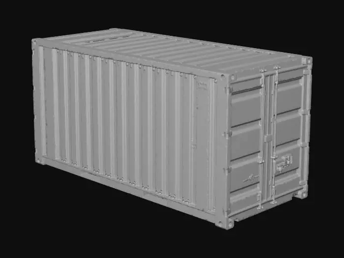 3D model for Rusty Cargo Container