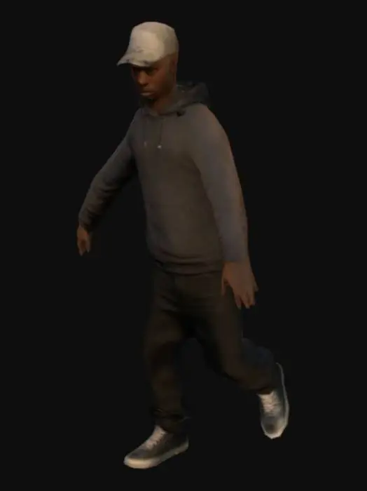 3D model for gangbanger animatable