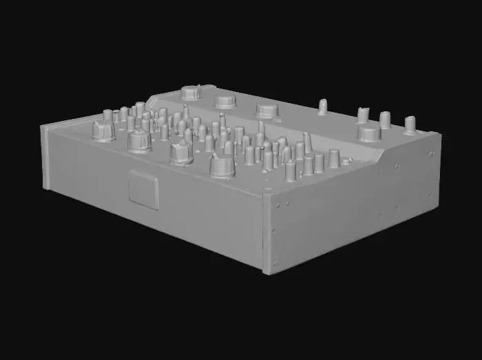 3D model for DJ Mixer Controller