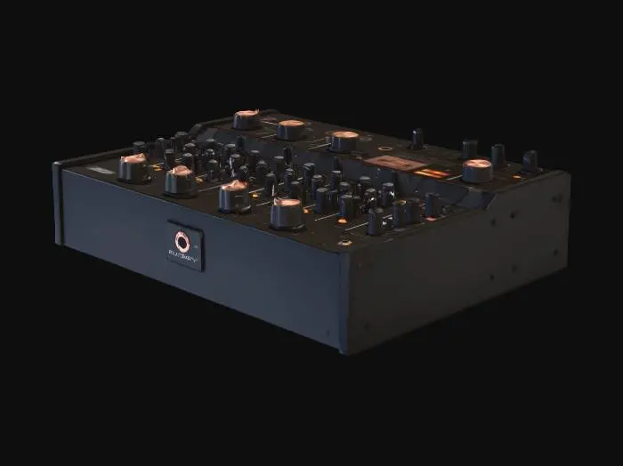 3D model for DJ Mixer Controller
