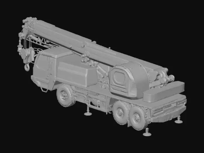 3D model for Mobile Crane Machine