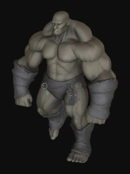 3D model for Giant Humanoid in T-Pose