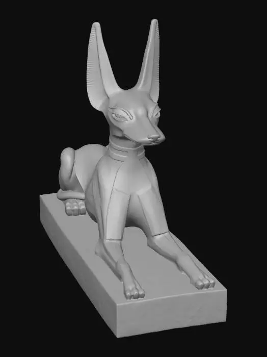 3D model for Anubis Sculpture