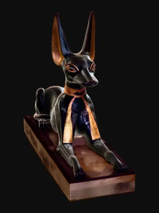 3D model for Anubis Sculpture