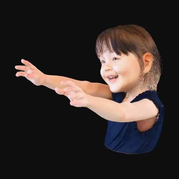 3D model for Joyful Embrace 雕塑风格