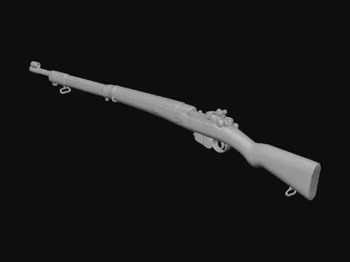3D model for Bolt Action Rifle no scope