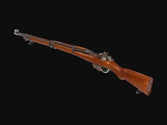 3D model for Bolt Action Rifle no scope