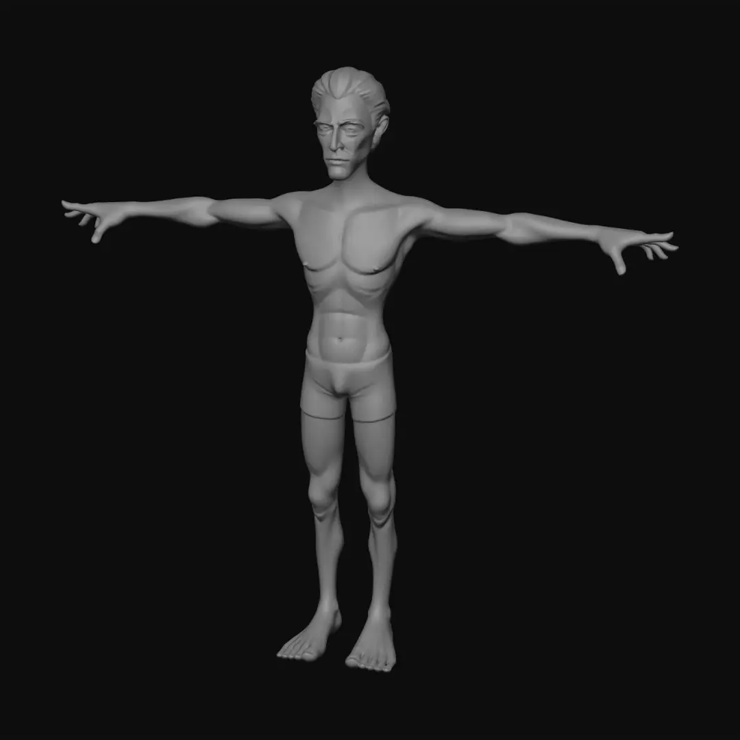 3D model for T-Pose Figure