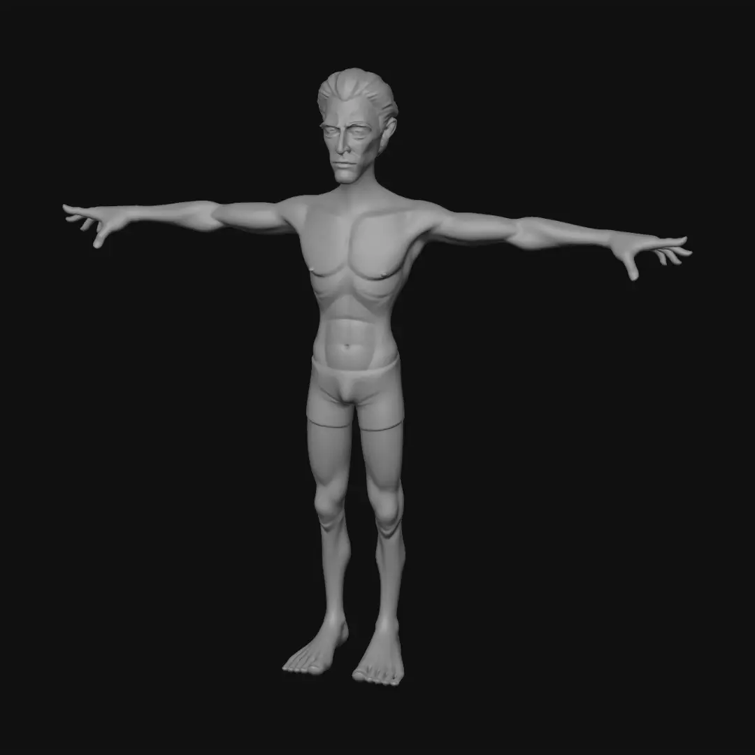 3D model for T-Pose Figure