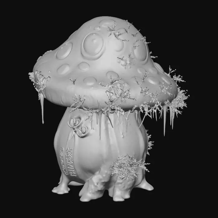 3D model for ice mushroom