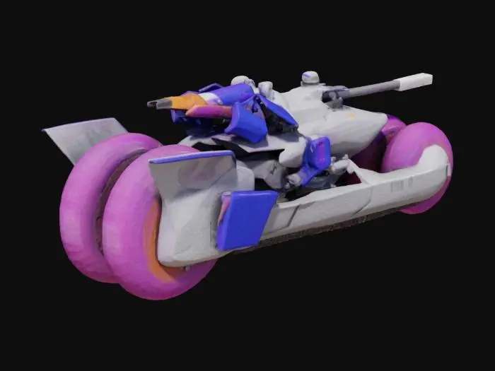 3D model for Futuristic Hoverbike
