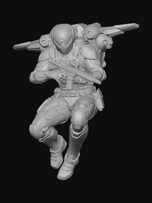 3D model for Intervention Jet Trooper