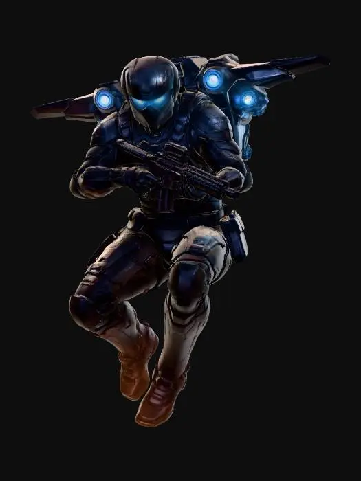 3D model for Intervention Jet Trooper