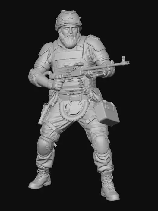 3D model for P.A. Raider with Lmg 2