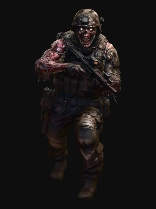 3D model for Corpse Army Infantry 1