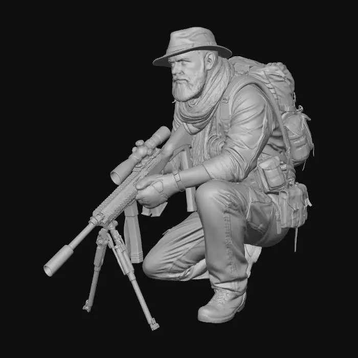 3D model for Veteran Sniper