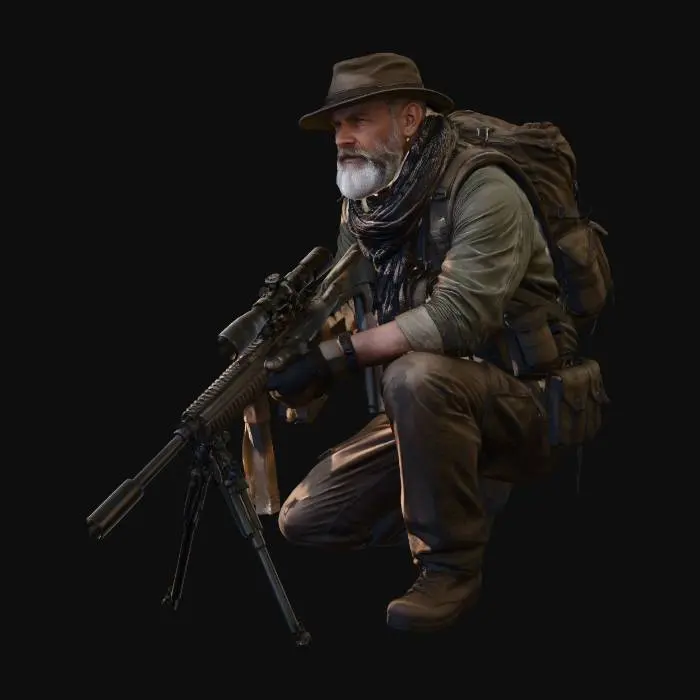 3D model for Veteran Sniper
