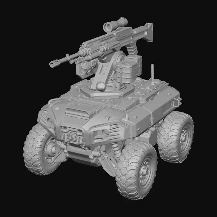 3D model for Desert Sentinel LMG