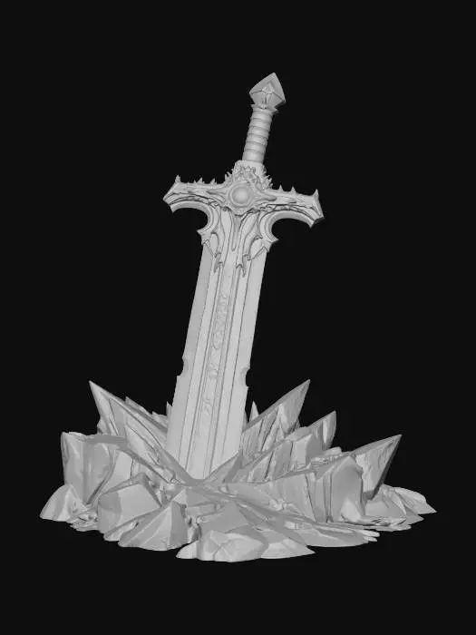 3D model for Frost Runeblade