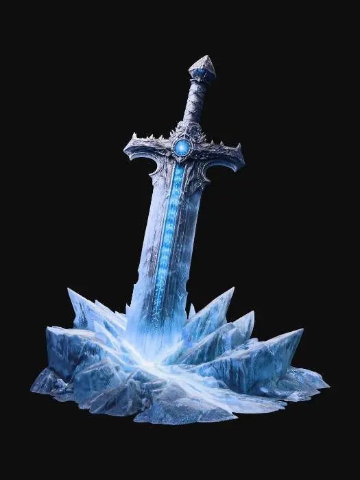 3D model for Frost Runeblade