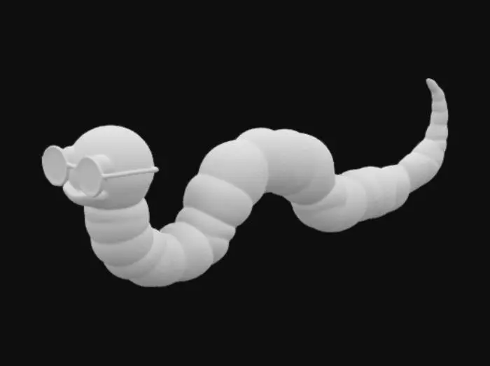 3D model for Bookworm Scholar