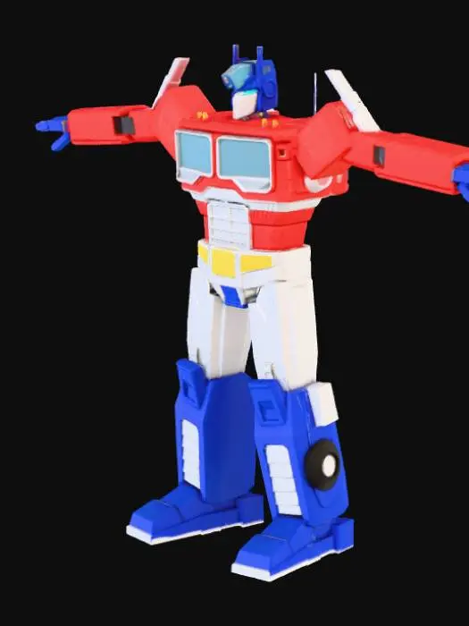 3D model for Autobot Optimus Prime Robot