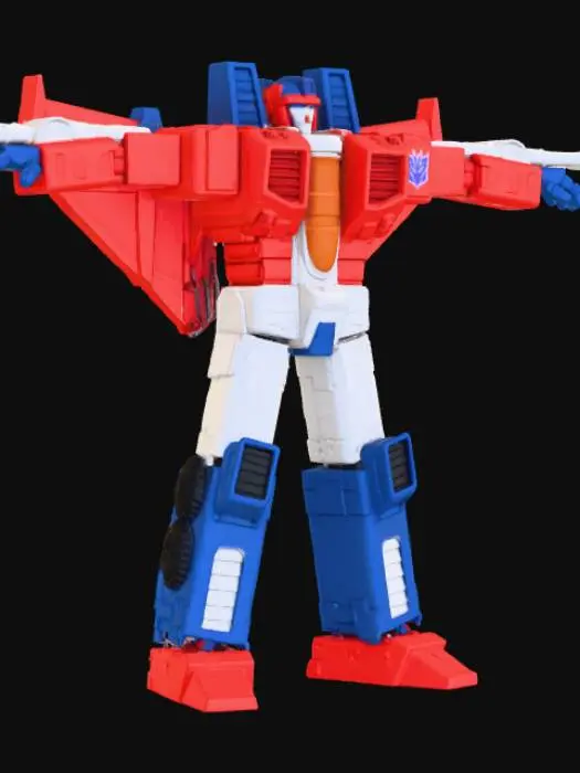 3D model for Decepticon Starscream Robot