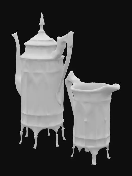 3D model for Gothic Elegance Tea Kit
