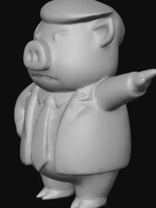 3D model for Donald pig
