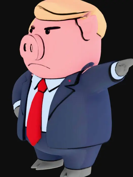 3D model for Donald pig