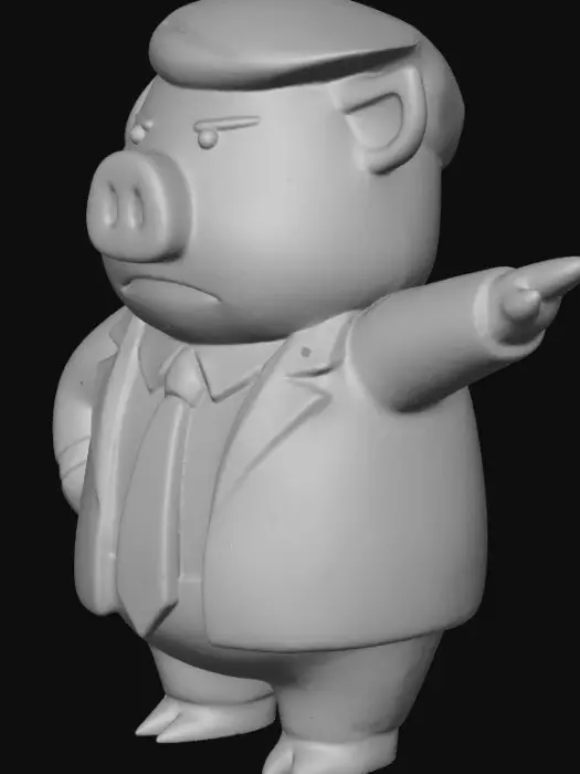 3D model for Donald pig