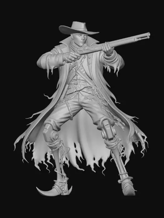 3D model for Dustbound Gunslinger