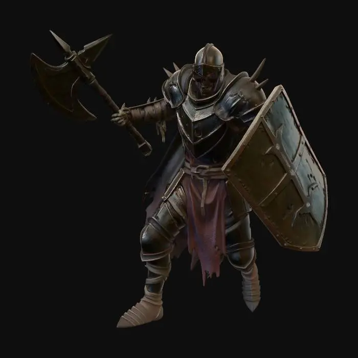 3D model for Ashen Warlord