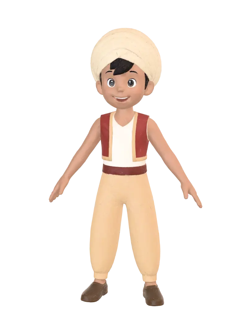 Modelo 3D de SINBAD - Turban, gerado por IA