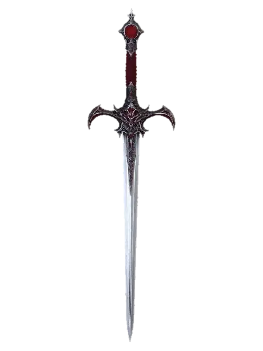 Modello 3D Crimson Heartblade - Swords, generato dall’IA