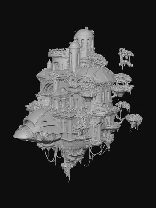 3D model for Celestial ship Citadel