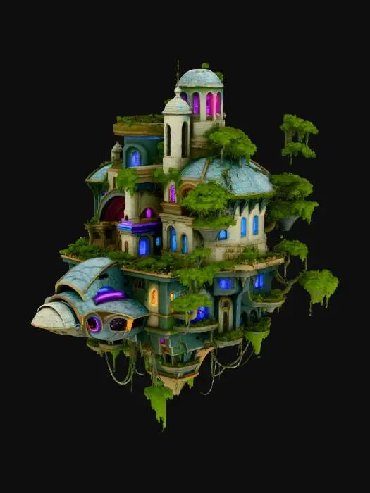 3D model for Celestial ship Citadel