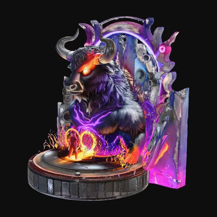 3D model for Inferno Beatscape