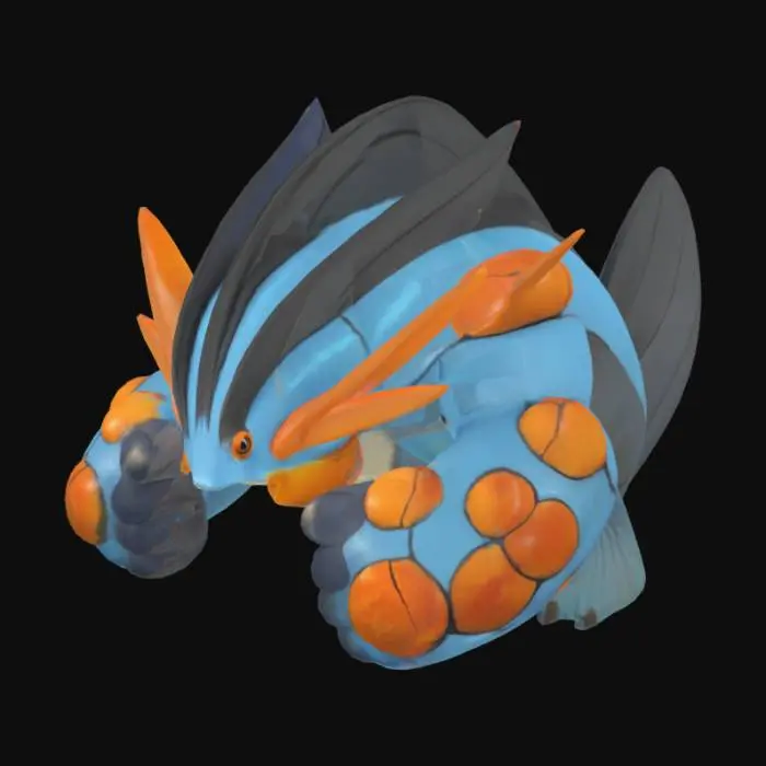 3D model for Mega Swampert