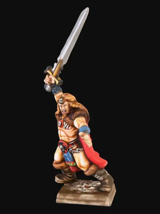 3D model for Warrior Figure