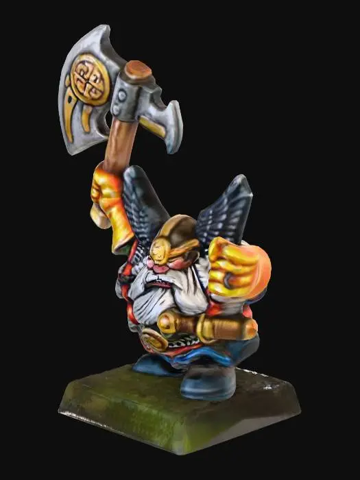 3D model for Dwarven Axe-Bearer