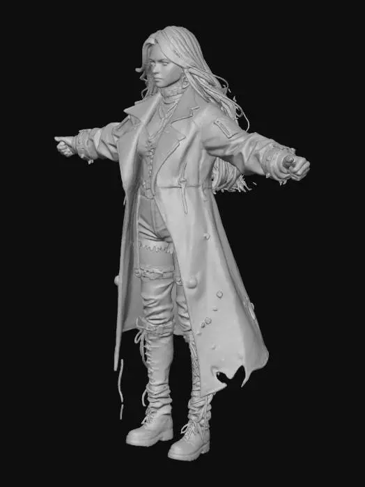 3D model for Gothic Elegance