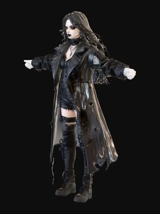 3D model for Gothic Elegance